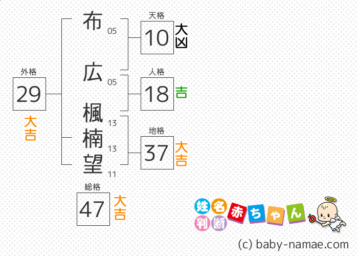 布広 楓楠望 さんの診断結果