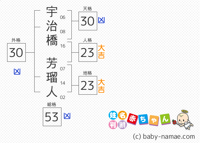 宇治橋 芳瑠人 さんの診断結果